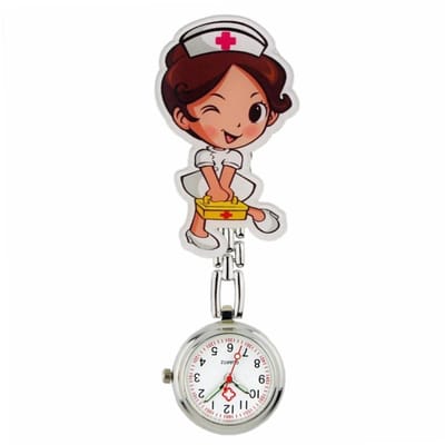 Fako® - Verpleegstershorloge - Zusterhorloge - Verpleegster Horloge - Acryl - Zuster Verbanddoos