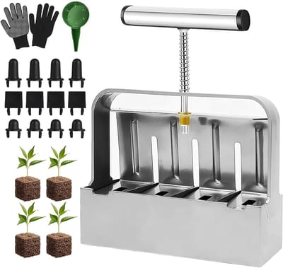 Dailygoods - Cosensi - Handmatige Bodemblokkering voor Planten met Zaadhulp