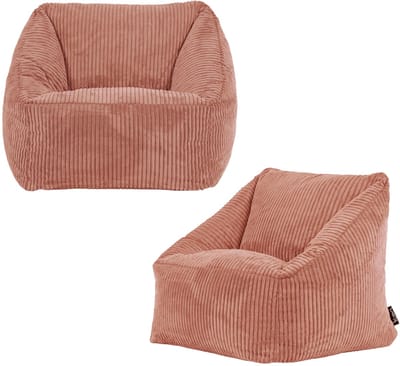 icon - Natalia Kinderzitzak Stoel - Set van 2 - Ribfluweel - Oud roze