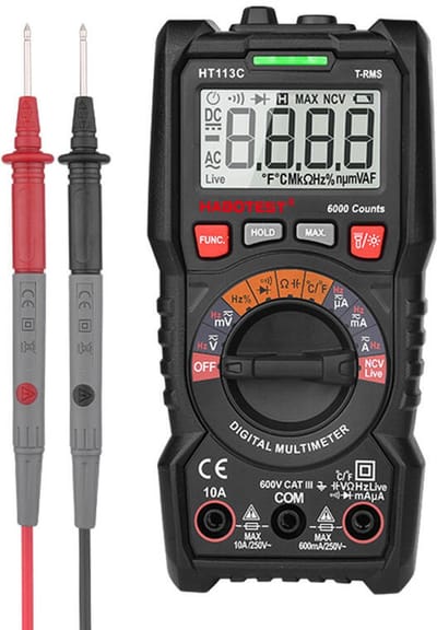 Habotest Digitale Universele Multimeter Voor Stroom- En Spanningsmeting