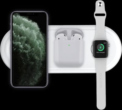Pro Care Excellent Quality® 15W QI 3-in-1 IOS, Android universele Draadloos Oplader - Universele Wireless Charger - USB-C Quick Charge Lader - Wit