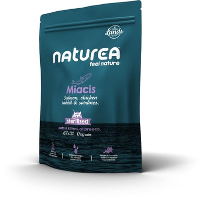 Naturea Cat Lands Salmon Chicken Rabbit Anchovies 350 gr.