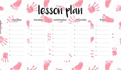 Wallvy - Magnetisch Lesplan - 30x17,5CM - Personaliseerbaar - Droog Uitwisbaar