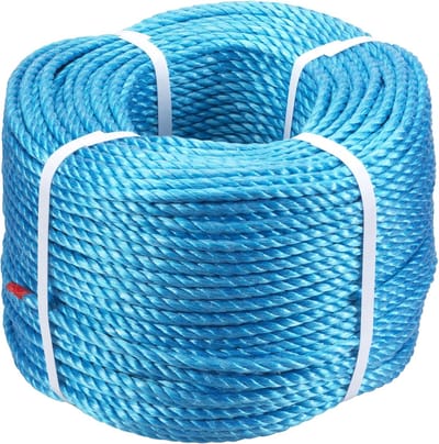 Polypropyleen Touw - Sterk Koord - Algemeen Gebruik - Drijvend Materiaal - 10mm 220m - Blauw
