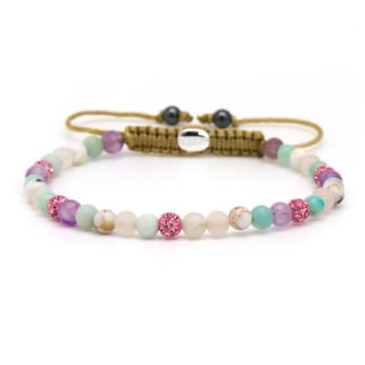 Karma Armband Spiral Lunae XXS Pink Crystal