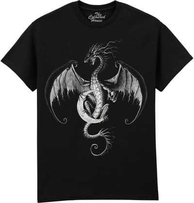 Draak Moon Glow Dragon The Coloured House T-shirt M