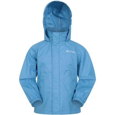 Mountain Warehouse Pakka II Waterdichte Jas voor Kinderen/Kinderen (Blauw)