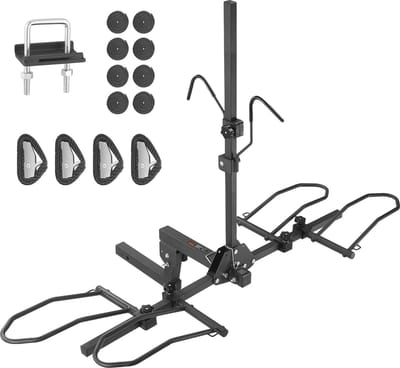 Fietsendrager Trekhaak - Fietsdrager Auto - Veilig Vervoer - Kantelbaar En Opvouwbaar - 160 kg Capaciteit - Zwart