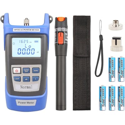 Optische Vezel Tool Kit Optische Power Meter Handheld 30mW Optische Vezel Tester Draagbare Pen Type Rood 10mw veelkleurig