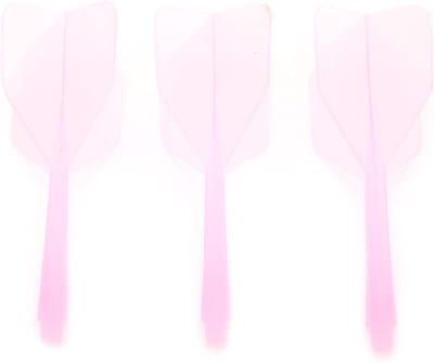Dart Shafts Flights - Geïntegreerde Set - Precieze Vlucht - Anti-Breek Ontwerp - Standaard Vorm - Roze
