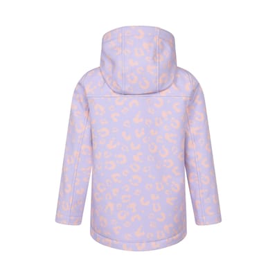Mountain Warehouse Kinder/Kids Exodus Bedrukt Waterafstotend Soft Shell Jasje (Lichtpaars)
