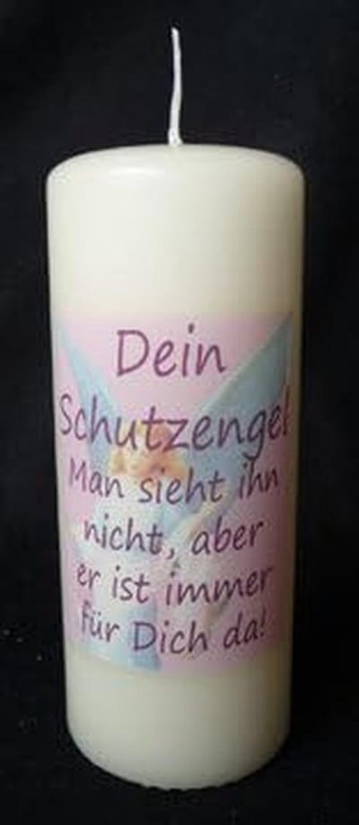 Roze Beschermengel Kaars - Decoratieve Kaars voor Bescherming en Sfeer