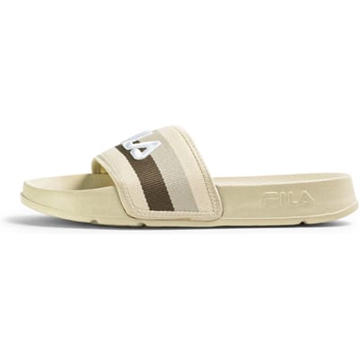 FILA Morro Bay Stripes Slipper Wmn Oyster Gray Maat: 42 | Slippers Outlet | Dames | Grijs
