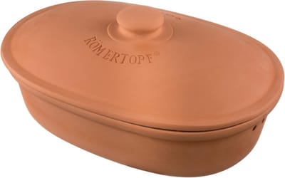 Broodpot Maxi - Opbergpot Ton - Brood Vers Houden - Natuurlijke Keramiek - 65 Liter - Terracotta