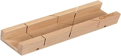 Verstekdoos Hout - Zaaghulp - Nauwkeurig Zagen - 45 en 90 Graden - 300mm Lengte - Niet gespecificeerd