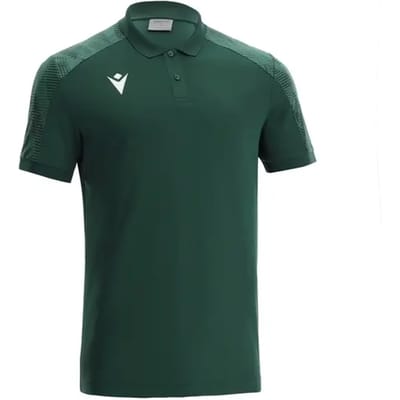 Macron Excellence Rock Polo Heren - Donkergroen | Maat: M