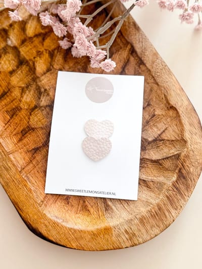 Antislip Haarspeldje Hearts - Licht Roze - Antislip Haarspeldjes - Haarspeldjes voor Baby & Newborn - Kraamcadeau - Haaraccessoires voor Meisjes & Kinderen
