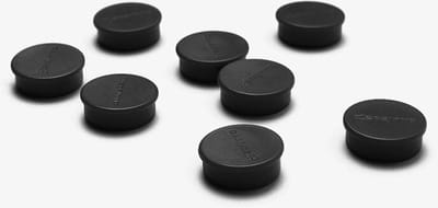 Scritto® Witboard Magneten Set 2 cm Zwart - Syna MAGNETS20BLACK