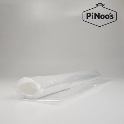 Transparante Vuilniszakken 1000 Liter | 10 losse zakken - LDPE-plastic | 30 My | 170x180 cm - Containerzakken 1000 liter, Trolley zakken, Containerzakken transparant (17018001130)