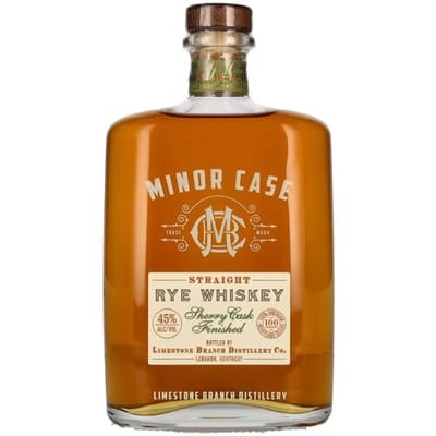 Minor Case Straight RYE WHISKEY Sherry Cask Finished 45% Vol. 0,7l