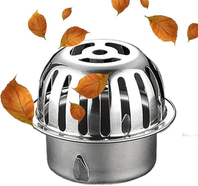 Afvoerrooster Vloerputje - Zeefrooster Ontstopper - Water Afvoeren - Versterkte Antislip Basis - 8.5 cm - Zilver
