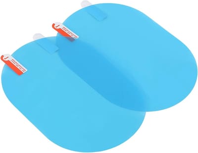 Anti-fog Regenbestendige Achteruitkijkspiegel Beschermfolie, 100x145mm Ovalen Sticker voor Verbeterde Zichtbaarheid en Veiligheid in Slecht Weer