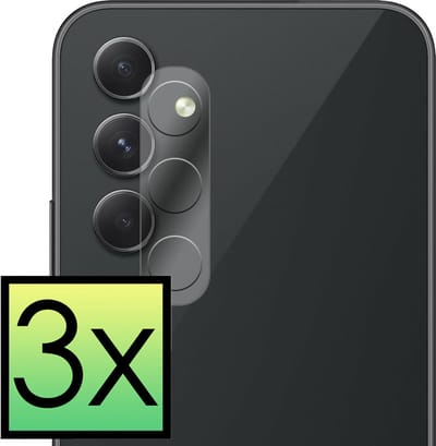 Camera Lens Protector - 3 Stuks - Geschikt voor Samsung Galaxy A14 - Camera Screenprotector - Beschermglas - Gehard Glas - Tempered Glass - Screen Protector