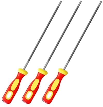 Solidchoice - Set van 3 Ronde Vijlen voor Kettingzagen