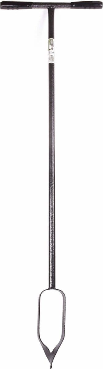 Benson Grondboor - Verzinkt Staal - T-Greep - 125 cm - Ø 10 cm - Anti-slip Handvaten