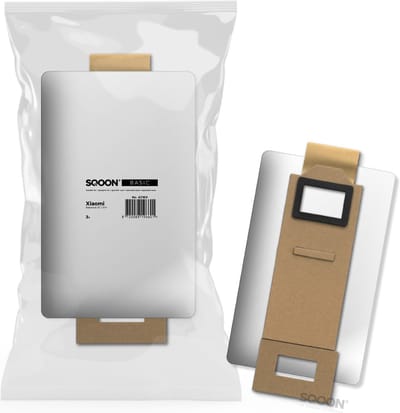SQOON® Stofzuigerzakken geschikt voor Roborock S7/S7+ Auto-Empty Dock - Gelijk aan model: S7 Dust Bag - 3 stuks