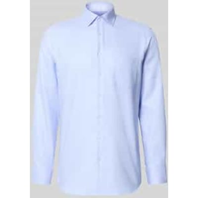 Regular fit zakelijk overhemd van zuivere katoen model 'New Kent Patch'
