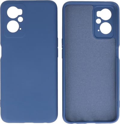 Fashion Backcover Telefoonhoesje - Color Hoesje - Geschikt voor Oppo A96 - Navy