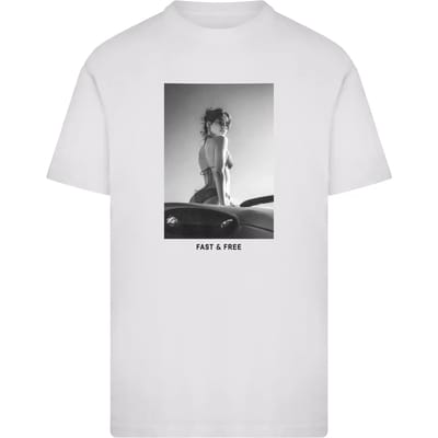 Mister Tee - Fast & Free Heren Tshirt - XS - Wit