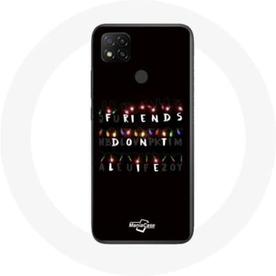Coque pour Xiaomi Redmi 9C Stranger Things Affiche Friends Don't Lie Joyeux noël