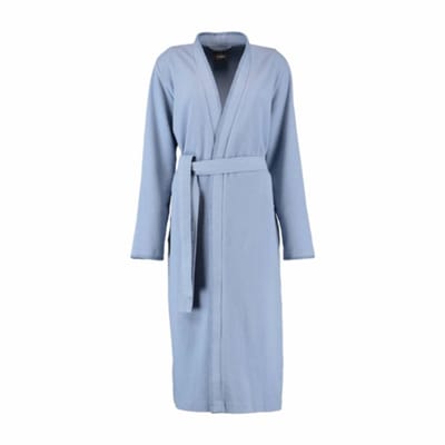 Badjas Cawö Women 812 Uni Kimono Blauw-40 / 42