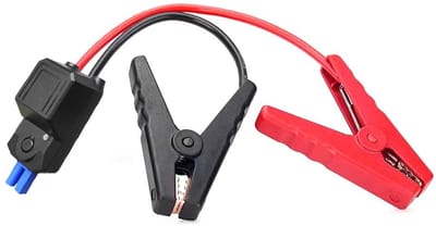Startkabels Auto - Noodklemmen Accu - Accu Starten - Slim Alarm Systeem - 350 mm Lengte - Zwart Rood