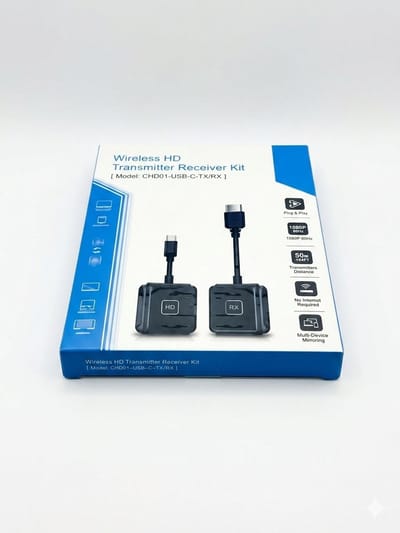 USB-C naar HDMI Adapter - Draadloze Schermspiegeling - Full HD Beeldoverdracht - Voor Smartphone, Laptop en TV - Plug & Play