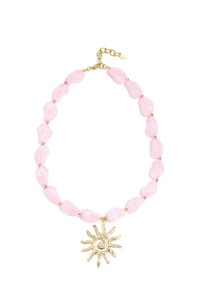 Kralenketting met zon charm