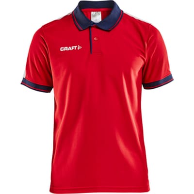 Craft Pro Control Poloshirt W 1906735 - Bright Red/Navy - M