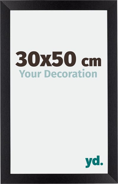 Your Decoration - Fotolijst 30x50 cm - MDF - Zwart Mat - Mura