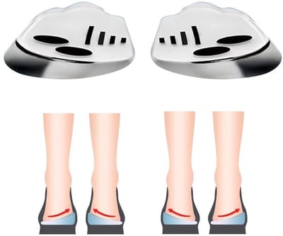 Dailygoods- Hielzolen verstelbaar - Orthopedische zool - Hielverhoging 1 cm - Siliconen materiaal - Comfort en duurzaamheid - Voetuitlijning - Inlegzolen