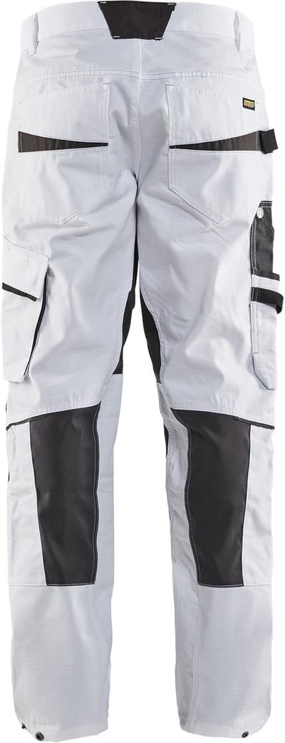 Blaklader Schilderswerkbroek met stretch 1095-1330 - Wit/Donkergrijs - C146