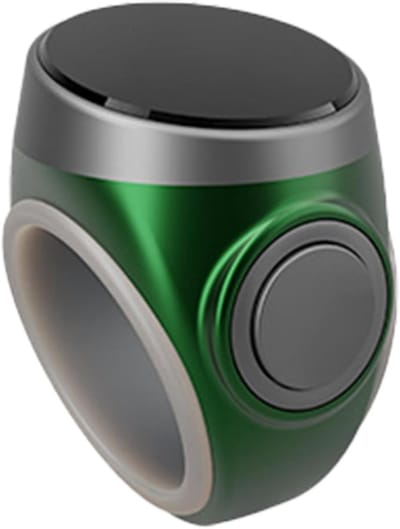 Digitale Teller Ring - Vingerteller Gebed - Tellen van tellingen - Oplaadbaar display - 6.8 x 19.4 cm - Groen
