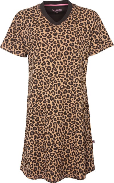 Irresistible Dames Nachthemd Bruin IRNGD1207A - Maten: XL