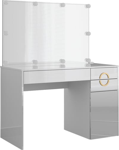 Vicco Adela Kaptafel met licht – 115 cm met LED-verlichting Wit