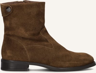 Unisa Belfin Enkellaarsjes - Enkelboots met rits - Dames - Taupe - Maat 36