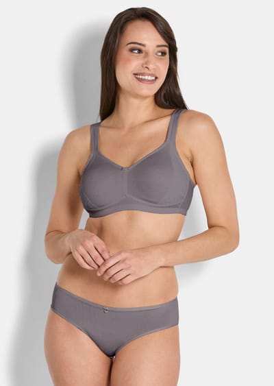 Beha zonder beugels met voorgevormde cups - taupe - Gr. 75 B van Goldner Fashion