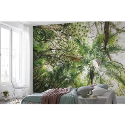 Fotobehang Touch In The Jungle - Groen - 2,80m X 450cm