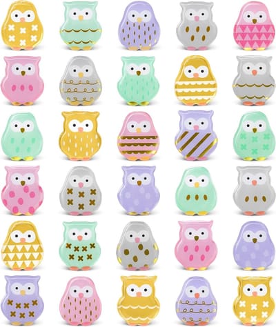 Uilmagneten voor magneetbord, koelkast, grappige magneten, keuken, schoolkasten, klaslokaal, whiteboard, kantoor, cabine, decoratieve magneten, cadeaus voor volwassenen en kinderen, 30 stuks