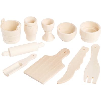 Creativ Company Wooden Kitchen Utensils Miscellaneous 10 pcs.